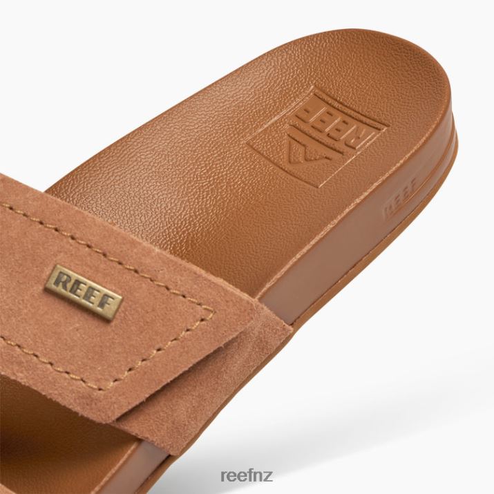 Reef Shoes NZ 62JVZ173 - Velcro Vista Suede Women Caramel Reef