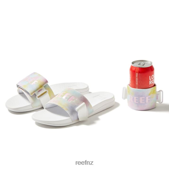 Reef Shoes NZ 62JVZ187 - Boozie Slide Women Watercolor Reef