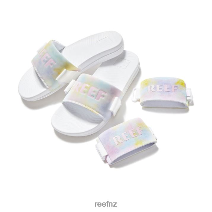 Reef Shoes NZ 62JVZ187 - Boozie Slide Women Watercolor Reef