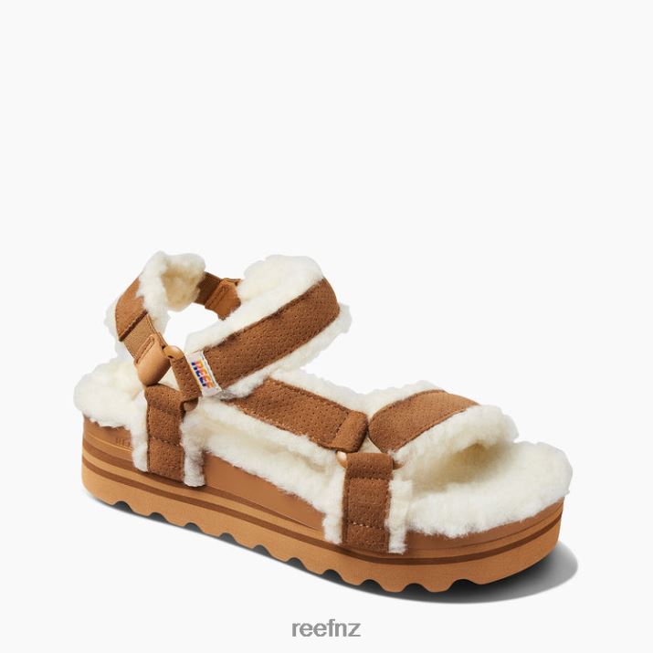 Reef Shoes NZ 62JVZ190 - Rem Hi Shearling Women Coffee Reef