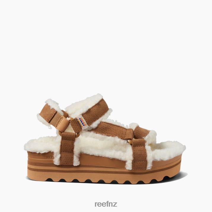 Reef Shoes NZ 62JVZ190 - Rem Hi Shearling Women Coffee Reef