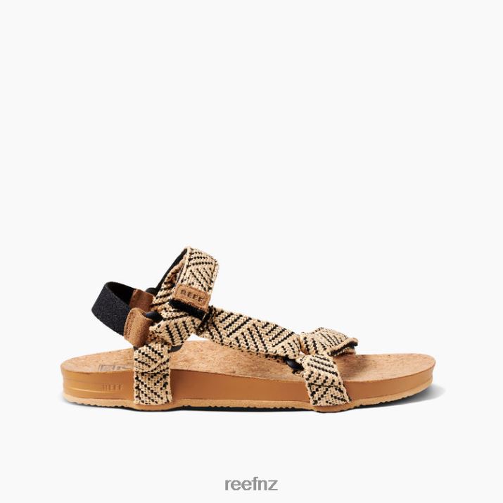 Reef Shoes NZ 62JVZ202 - Cushion Rem Women Black/Tan Reef