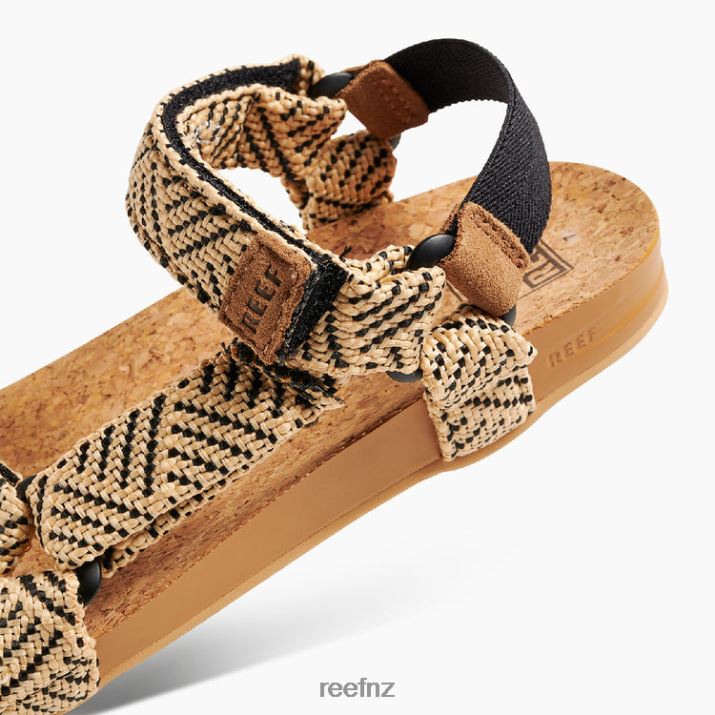 Reef Shoes NZ 62JVZ202 - Cushion Rem Women Black/Tan Reef