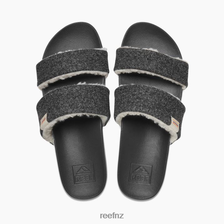 Reef Shoes NZ 62JVZ211 - Cushion Vista Snuggles Women Black Night Reef