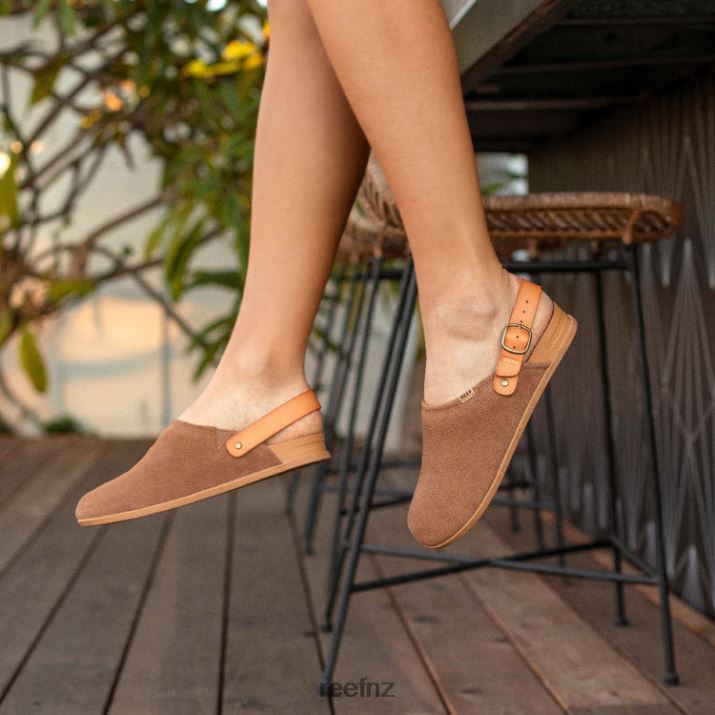Reef Shoes NZ 62JVZ221 - Reef Cushion Sage Suede Women Coffee