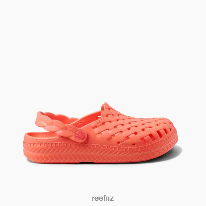 Reef Shoes NZ 62JVZ227 - Water Sage Women Neon Poppy Reef