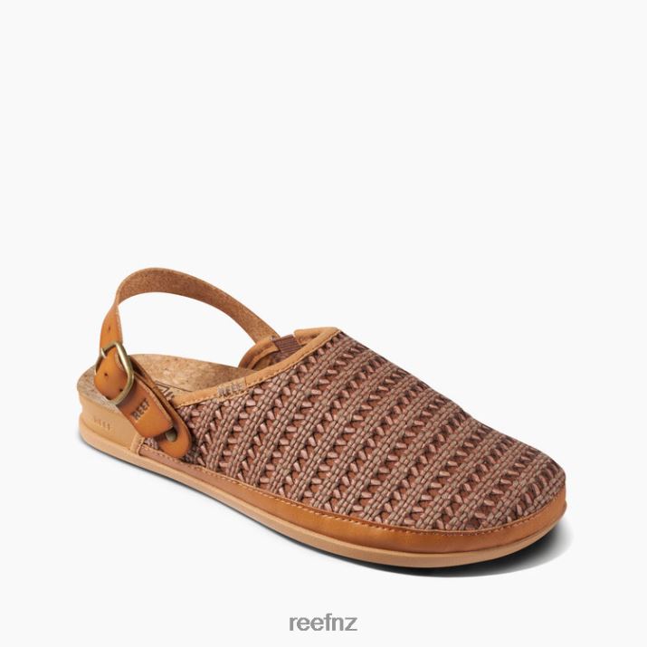 Reef Shoes NZ 62JVZ228 - Cushion Sage Woven Women Brunette Reef