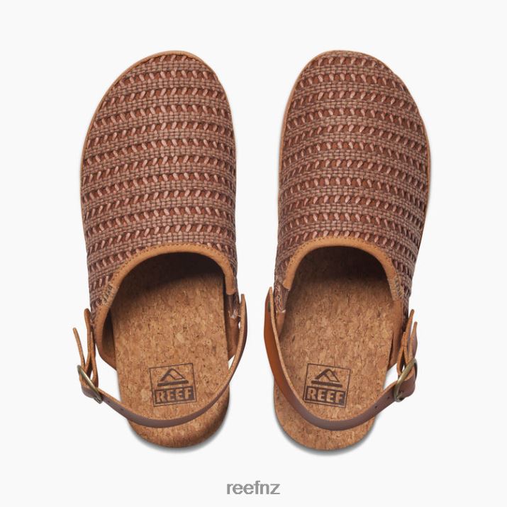Reef Shoes NZ 62JVZ228 - Cushion Sage Woven Women Brunette Reef