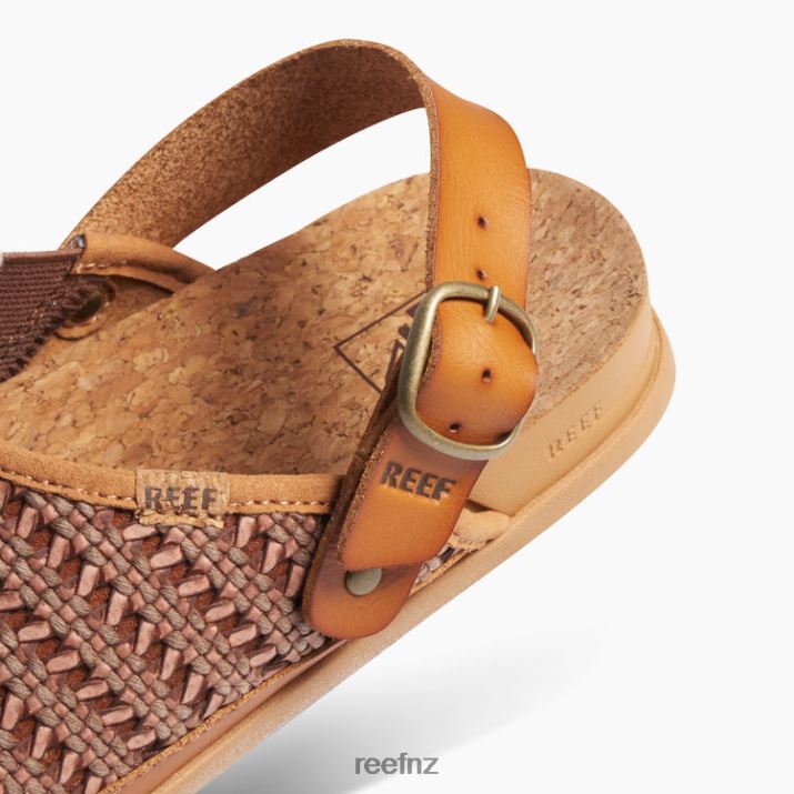 Reef Shoes NZ 62JVZ228 - Cushion Sage Woven Women Brunette Reef