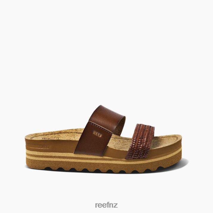 Reef Shoes NZ 62JVZ23 - Cushion Vista Hi Women Chocolate Reef