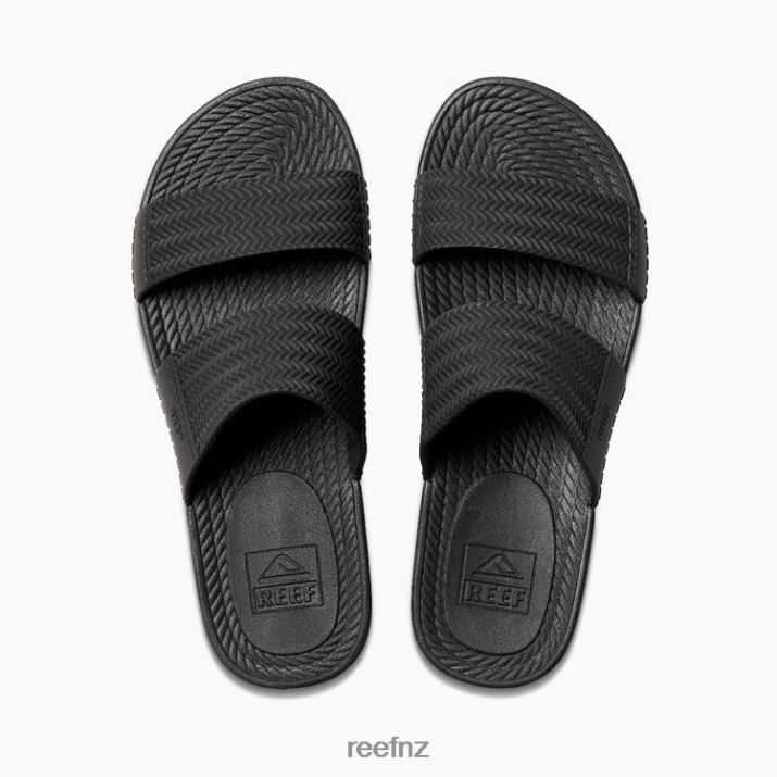 Reef Shoes NZ 62JVZ31 - Water Vista Slide Women Black Reef