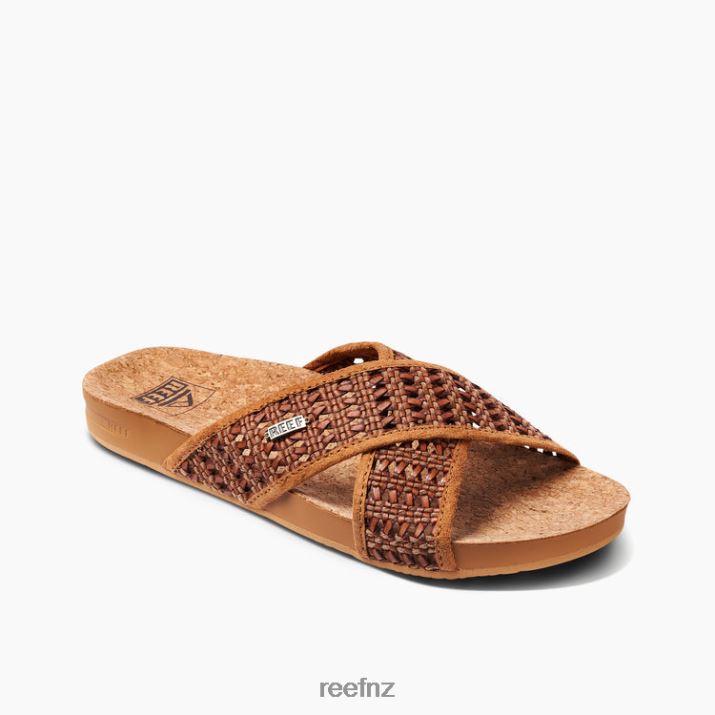 Reef Shoes NZ 62JVZ4 - Cushion Woven Bloom Women Brunette Reef