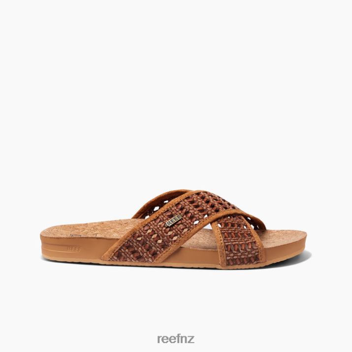 Reef Shoes NZ 62JVZ4 - Cushion Woven Bloom Women Brunette Reef
