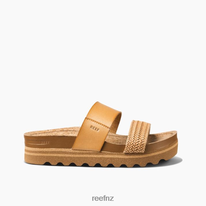 Reef Shoes NZ 62JVZ5 - Cushion Vista Hi Women Natural Braid Reef