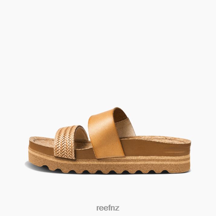 Reef Shoes NZ 62JVZ5 - Cushion Vista Hi Women Natural Braid Reef