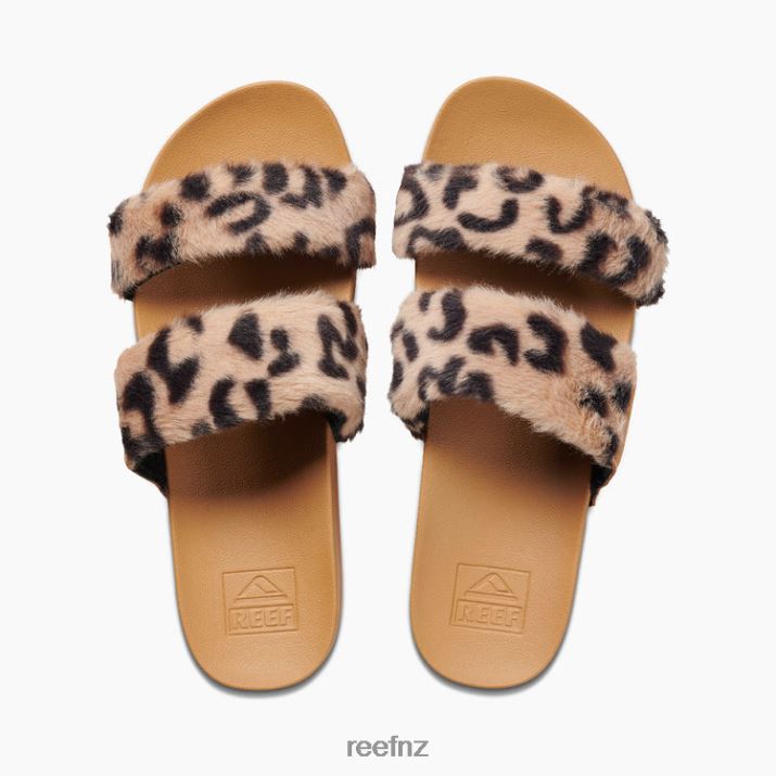 Reef Shoes NZ 62JVZ65 - Cushion Vista Cozy Women Leopard Reef