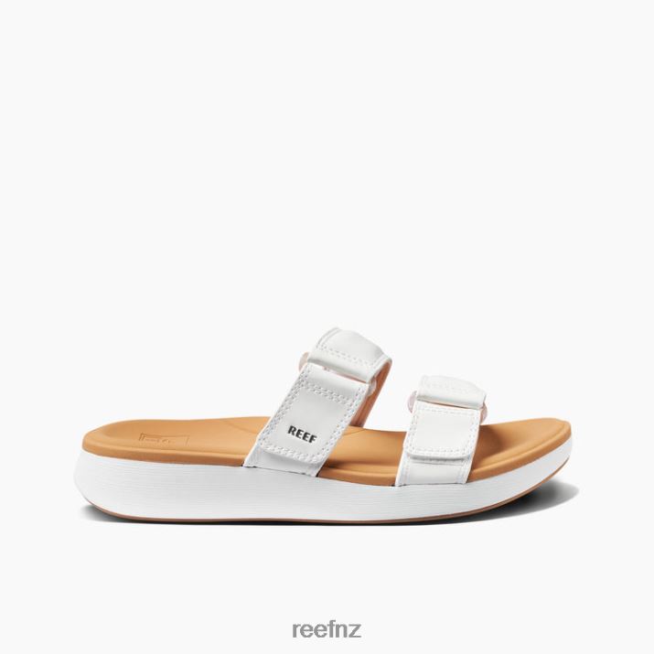 Reef Shoes NZ 62JVZ73 - Cushion Cloud Roa Women White/Tan Reef
