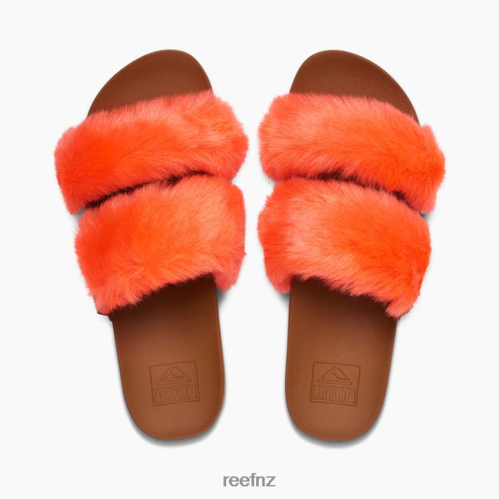 Reef Shoes NZ 62JVZ90 - Cushion Vista Cozy Women Neon Poppy Reef