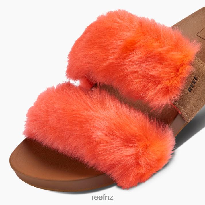 Reef Shoes NZ 62JVZ90 - Cushion Vista Cozy Women Neon Poppy Reef
