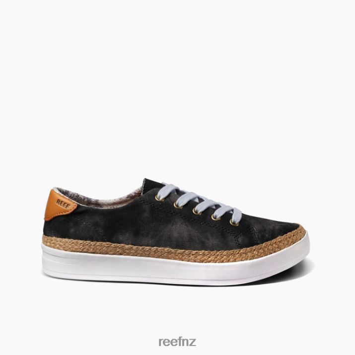 Reef Shoes NZ 62JVZ242 - Cushion Sunset Women Washed Black Reef