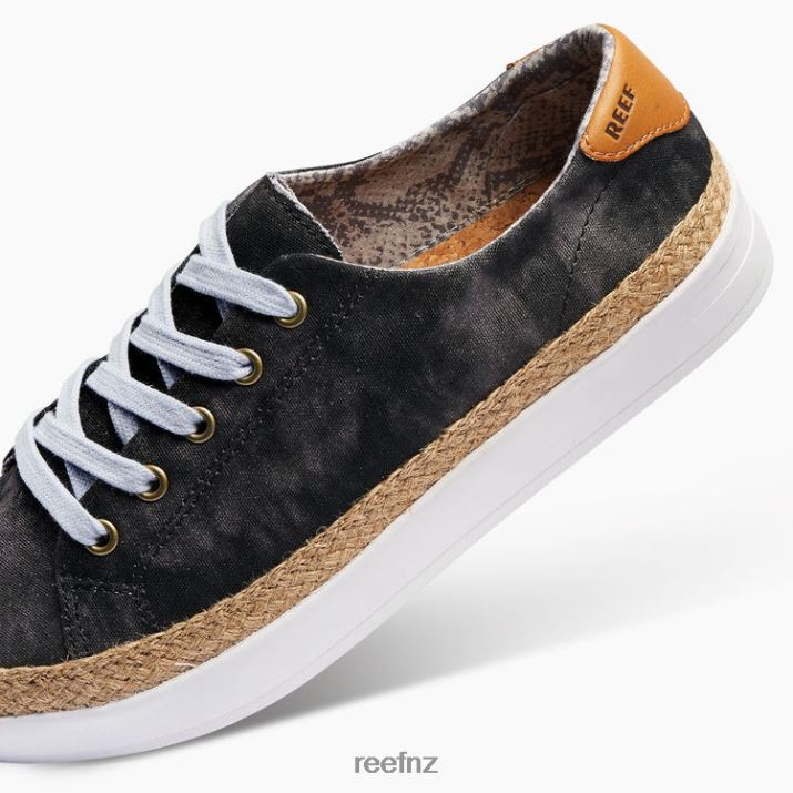 Reef Shoes NZ 62JVZ242 - Cushion Sunset Women Washed Black Reef
