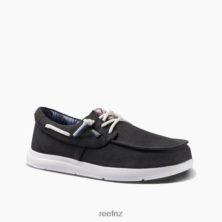 Reef Shoes NZ 62JVZ252 - Cushion Coast Boat Women Black Reef