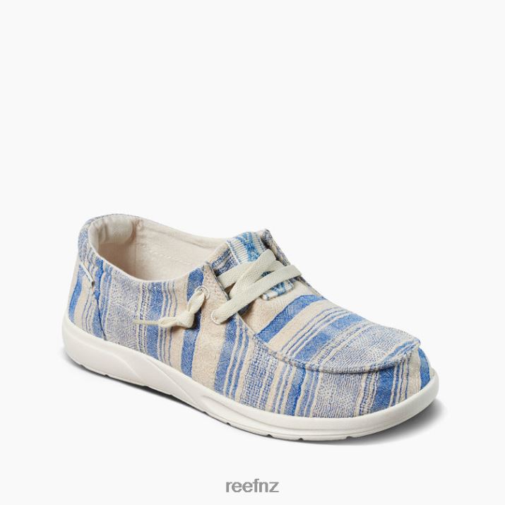 Reef Shoes NZ 62JVZ263 - Reef Cushion Coast Women Blue Stripe