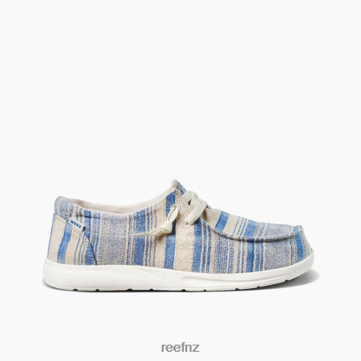 Reef Shoes NZ 62JVZ263 - Reef Cushion Coast Women Blue Stripe