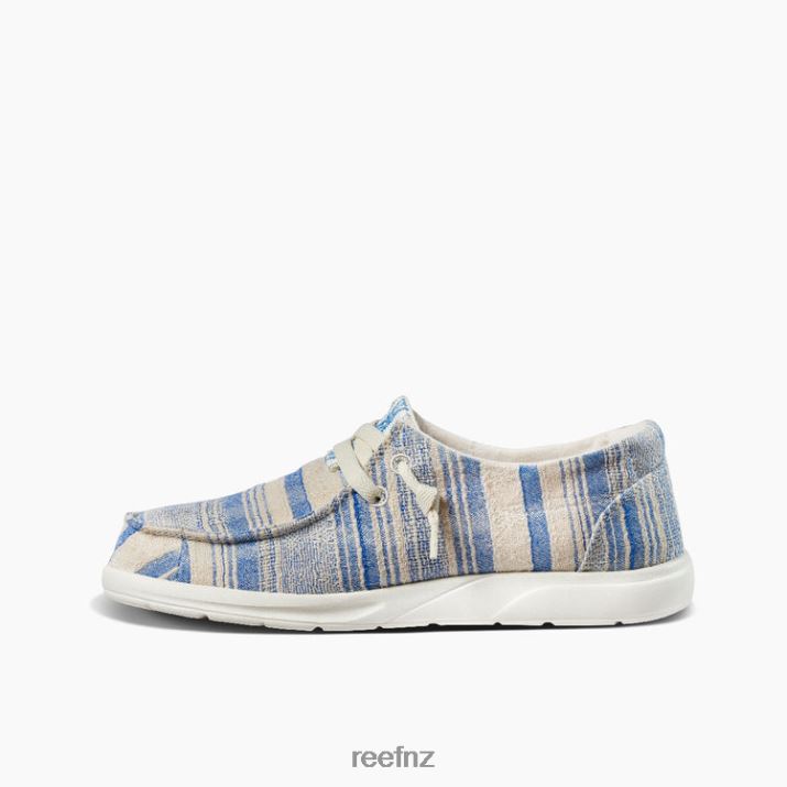 Reef Shoes NZ 62JVZ263 - Reef Cushion Coast Women Blue Stripe